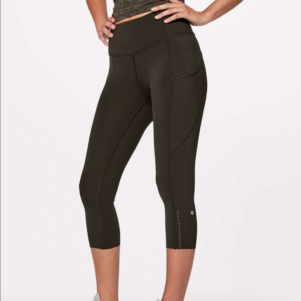 LULULEMON Fast and Free cropped leggings